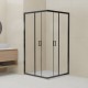 Душевой уголок RGW Classic CL-34 1000x1000 стекло прозрачное, профиль черный 