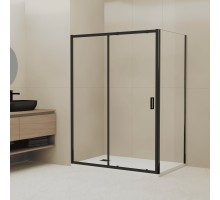 Душевой уголок RGW 32094801-014 110x100 см, стекло прозрачное 5 мм, профиль черный, коллекция Classic