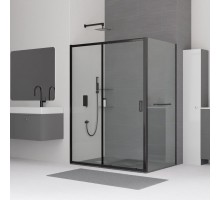 Душевой уголок RGW 320948159-014 150x90 см, стекло прозрачное 5 мм, профиль черный, коллекция Classic