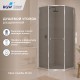 Душевой уголок RGW SV-82 L 1000x1000  стекло тонированное, профиль хром