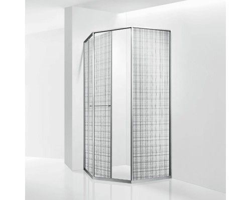 Душевой уголок RGW SV-82 L 800x1200  стекло черная вуаль, профиль хром