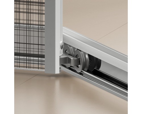 Душевой уголок RGW SV-82 L 800x1200  стекло черная вуаль, профиль хром