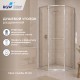 Душевой уголок RGW SV-82 R 800x1200 стекло черная вуаль, профиль хром