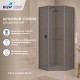 Душевой уголок RGW SV-82Gr "R" 800x1200 стекло тонированное, профиль серый