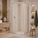 Душевой уголок RGW SV-82 L 800x800  стекло прозрачное, профиль хром