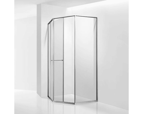 Душевой уголок RGW SV-82 L 800x800  стекло прозрачное, профиль хром