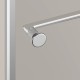 Душевой уголок RGW SV-82 L 800x800  стекло прозрачное, профиль хром