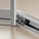 Душевой уголок RGW SV-82 L 800x800  стекло прозрачное, профиль хром