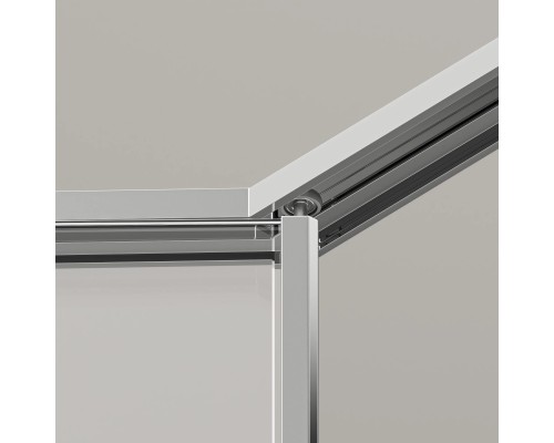 Душевой уголок RGW SV-82 L 800x800  стекло прозрачное, профиль хром