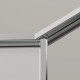 Душевой уголок RGW SV-82 L 800x800  стекло прозрачное, профиль хром