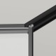 Душевой уголок RGW SV-82 L 800x800  стекло прозрачное, профиль черный 
