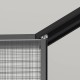 Душевой уголок RGW SV-82 L 800x800  стекло черная вуаль, профиль черный