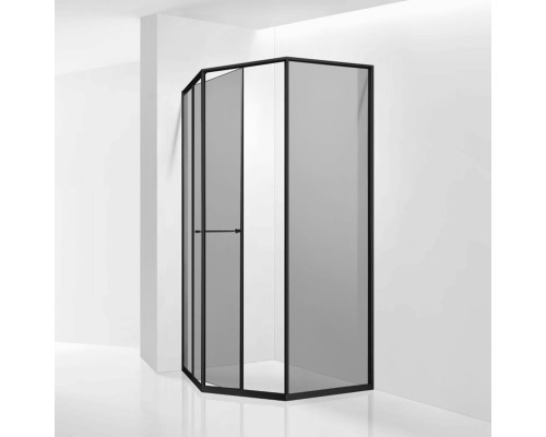 Душевой уголок RGW SV-82 L 800x800  стекло тонированное, профиль черный