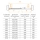 Раздвижная душевая дверь RGW LE-12-B 140*195 прозрачное стекло 6 мм 34121214-14