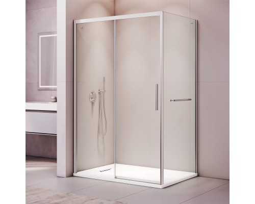 Душевой уголок RGW 341241110-011 110x100 см, стекло прозрачное 6 мм, профиль хром, коллекция Leipzig