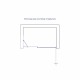 Душевые двери Распашные Hotel (Отель) 90*195 стекло Матовое-Сатинат цвет профиля Хром 350601209-21