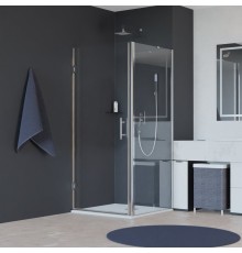 Душевой уголок RGW 350604568-011 60x80 см, стекло прозрачное 8 мм, профиль хром, коллекция Hotel
