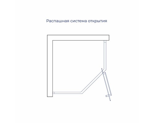 Душевой уголок  RGW HO-084 900x900 прозрачное cтекло, профиль хром