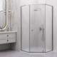 Душевой уголок RGW HO-088 1000x1000 стекло матовое, профиль хром
