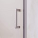 Душевые двери Распашные Passage (Пассаж) 110*195 стекло Прозрачное цвет профиля Хром 350800812-11