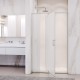 Душевые двери Распашные Passage (Пассаж) 90*195 стекло Матовое-Сатинат цвет профиля Хром 350800890-21