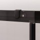 Душевые двери Раздвижные Passage (Пассаж) 120*195 стекло Матовое-Сатинат цвет профиля Черный 350801712-24