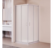 Душевой уголок RGW 3508103088-21 80x80 см, стекло матовое-сатинат 6 мм, профиль хром, коллекция Passage