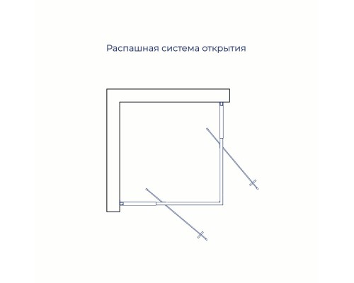 Душевой уголок RGW PA-038 800x800 прозрачное cтекло, профиль хром