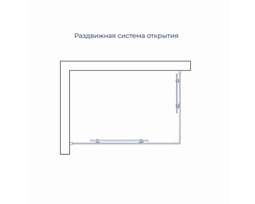 Душевой уголок RGW PA-040 900х1000 стекло прозрачное, профиль хром