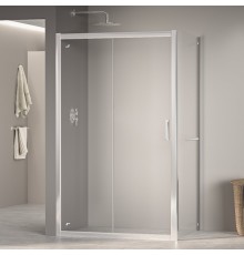 Душевой уголок RGW 350876129-11 120x90 см, стекло прозрачное 6 мм, профиль хром, коллекция Passage