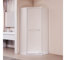 Душевой уголок RGW 35088122-21 120x120 см, стекло матовое-сатинат 6 мм, профиль хром, коллекция Passage