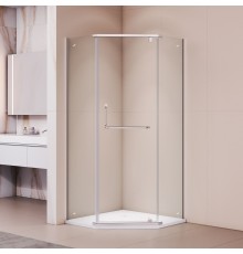 Душевой уголок RGW 35088188-11 80x80 см, стекло прозрачное 6 мм, профиль хром, коллекция Passage