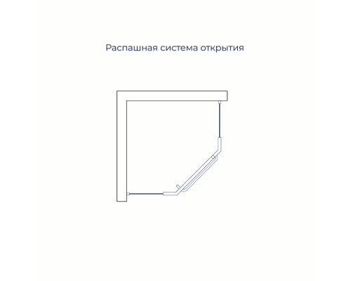 Душевой уголок RGW PA-081 B 800x800 стекло прозрачное, профиль черный
