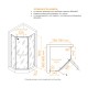 Душевой уголок RGW PA-091-B 800x900 стекло прозрачное, профиль черный