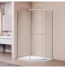 Душевой уголок RGW 35089190-11 90x100 см, стекло прозрачное 6 мм, профиль хром, коллекция Passage
