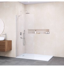 Душевая перегородка RGW Walk In 80x195 см профиль Хром стекло прозрачное 6мм