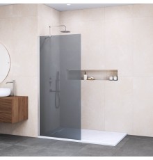 Душевая перегородка RGW Walk In 70x195 см профиль Хром стекло тонированное 8мм