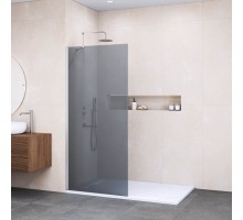 Душевая перегородка RGW Walk In 90x195 см профиль Хром стекло тонированное 8мм