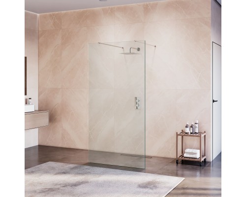 Душевая перегородка RGW WA-016 неподвижное Walk In cтекло прозрачное, 8 мм 100*195 xром 35101610-11