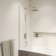 Стационарная шторка на ванну RGW SC-056 40*150 прозрачное стекло 6 мм 351105640-11