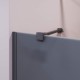 Стационарная шторка для ванны RGW Screens SC-151B 60х150 тонированное стекло (Серое) 6мм 351115106-34