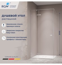 Душевой уголок 100*100*200 RGW SV-030 Квадрат/Хром/Прозрачное/8 мм (353203000-11)