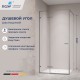 Душевой уголок  RGW SV-030-Gr 1000*1000 стекло прозрачное,профиль серый