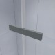 Душевой уголок RGW Stilvol SV-040Gr 1000x800 стекло матовое, профиль серый