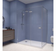Душевой уголок RGW 353204009-11 100x90 см, стекло прозрачное 8 мм, профиль хром, коллекция Stilvoll