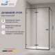 Душевой уголок RGW Stilvol SV-040B 1000x900 стекло прозрачное, профиль черный 
