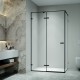 Душевой уголок RGW Stilvol SV-040B 1000x900 стекло прозрачное, профиль черный 