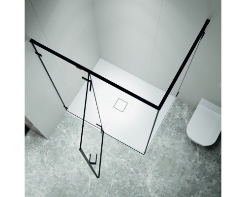 Душевой уголок RGW Stilvol SV-040B 1000x900 стекло прозрачное, профиль черный 