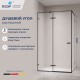 Душевой уголок RGW Stilvol SV-040B 1200x800 стекло матовое, профиль черный