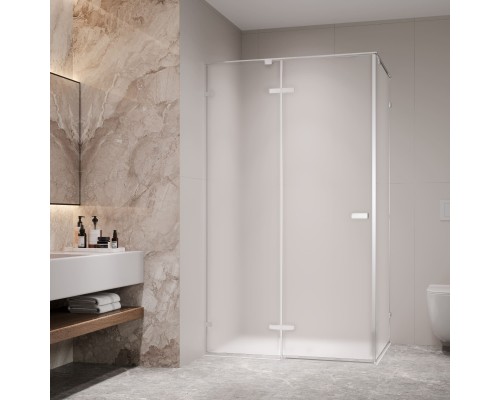 Душевой уголок RGW Stilvol SV-040 1200x900 стекло матовое , профиль хром